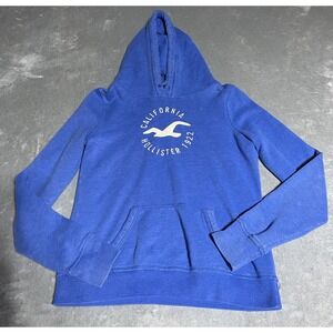 Y2K Hollister Hoodie Womens Large Pullover‎ Grunge Skater Preppy Cozy Beach Surf